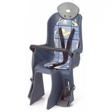 Кресло детское пластик, креп. на багажник, нагрузка до 22 кг.(размер310x750x310 mm) YC-841 (Blue)